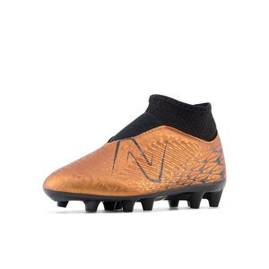 New Balance Kids Tekela V4 Magique Soccer Cleats Copper Black 2.5
